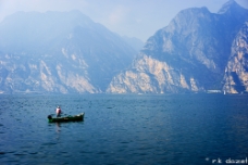 Old Man on Lake Garda-1 Old on the See, Lake Garda, Italy